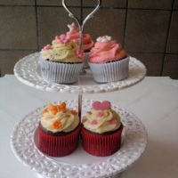 Cupcakes de doce de leite com cobertura de buttercream