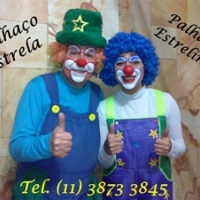 Palhaço Estrela e Estrelinha levando a alegria para sua festa ligue 3873 3845