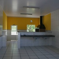 cozinha com churrasqueira