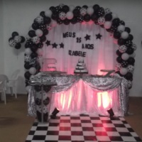 Quinze anos mesa do bolo
