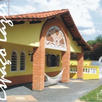 Fachada Espaço Lazer Ovide Decroly Guararema Dutra km 175