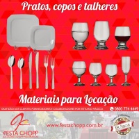 aluguel de utensílios para festas