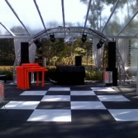 tenda e pista de dança sob medidas