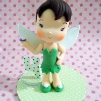 Topo de bolo Fantasia Thinker Bell