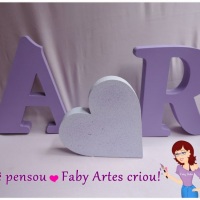 Letras, Placas, cabides para noivas...