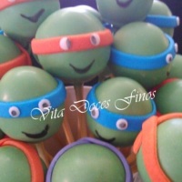 Cakepops Tartarugas Ninjas!