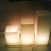 Trio Luminarias 20/40/60x20cm