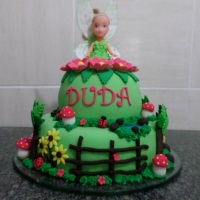 bolo tinker bell Uberlândia