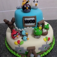 Bolo angry birds Uberlândia