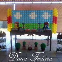 FESTA GALINHA PINTADINHA ESTILO RUSTICO