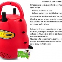 Inflador de bexigas 02 bicos