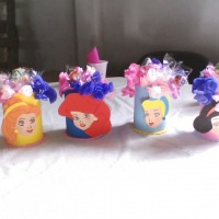 Enfeite de Mesa Princesas