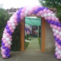 arco com bexigas