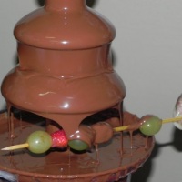 cascata de chocolate