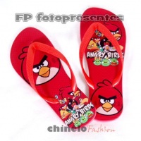 Chinelo personalizado ANGLY BIRDS !
