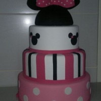 Bolo cenográfico minnie