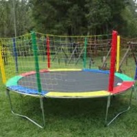 Cama elástica de 3,70 m!