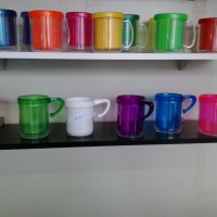 Caneca foto de acrilico- cores e modelos
