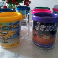 Caneca foto de acrílico Personalizada