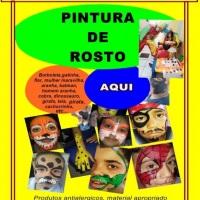 Pintura facial (pintura de rosto)
pinturinhas em aniversários e em eventos em geral