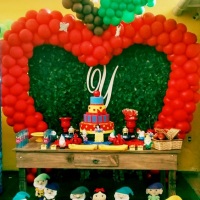 Arco de Balão maçã