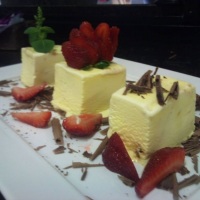 Sorvete de Creme com chocolate...