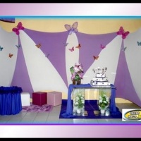 Decoração com Lycra