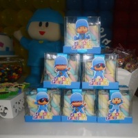 Lembranças - Caixa com marshmallow Pocoyo