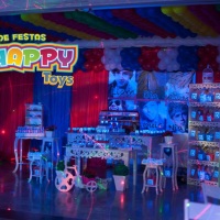 A decoração especial da festa Teen, especialmente para os adolescentes.
