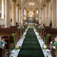 Decoração em verde rosas ambiance
