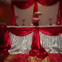 decoraçao em vermelho