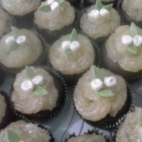 Mini cupcakes.