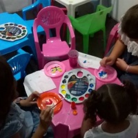 Oficina de Esculturas em Gesso para pintar com tinta guache, muitooo legal!