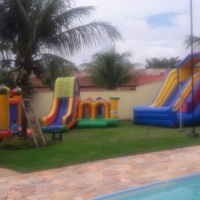Nossos brinquedos montados em uma residência em Jaú.