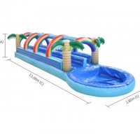 Radical Slide. Lembra quando você esticava uma lona e jogava sabão para escorregar no quintal? Agora