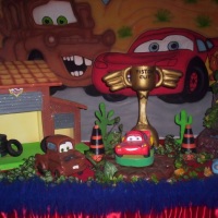 mesa tematica carros