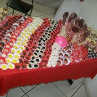 mesa de docinhos