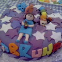 bolo bruna estrelas