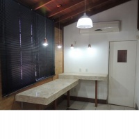 Bancada de apoio do salão