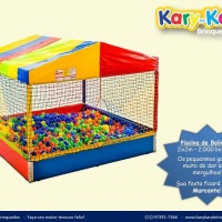 Piscina de bolinhas - 2x2m - 2.000 bolinhas