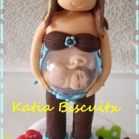 topo gravida com barriga transparente