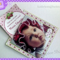 Convite diferenciado 12x12cm  2,50
