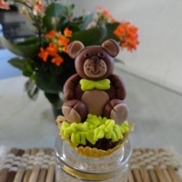 Cupcake com decoração em 3D!