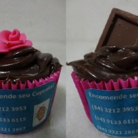 Cupcakes ganache de chocolate!