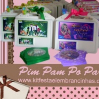 Kit Festa Infantil na Escola Tema Ben10 e Hannah Montana