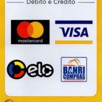 Aceitamos cartão de crédito e débito.