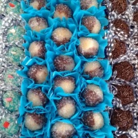 Brigadeiro, dois amores e beijinho