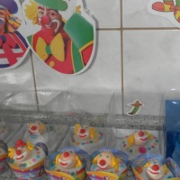 Mini Bolo de Palhacinhos