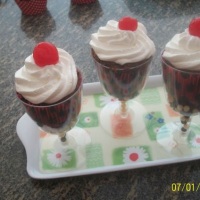 cup cake na taça