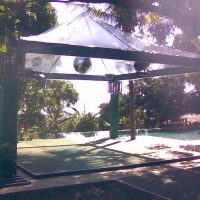 Tenda e pisa de dança - Jacaré do Brasil